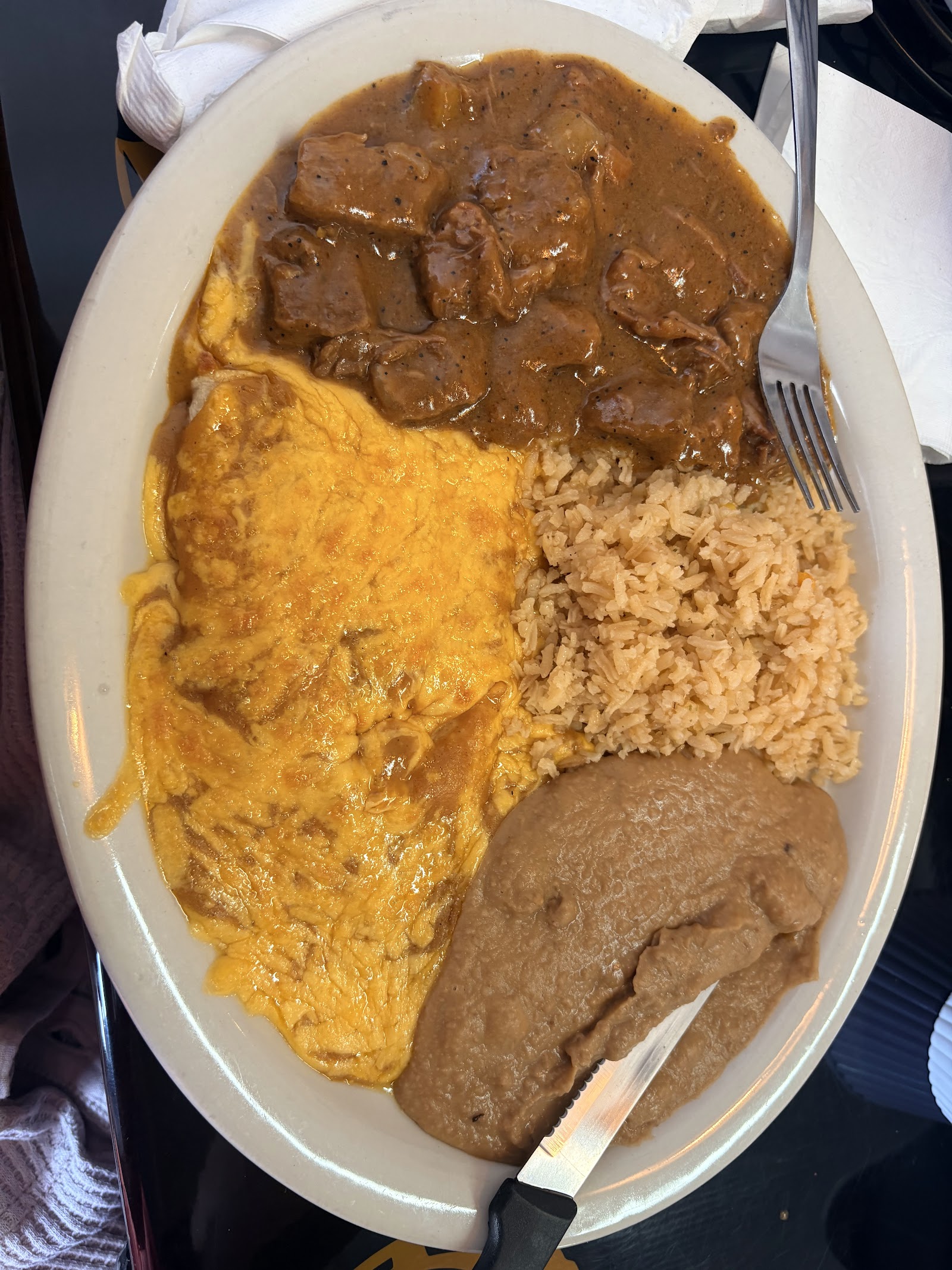 Meal at Rodeo Restaurant